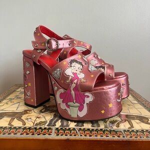 SOLD- Dollskill x Betty Boop Platforms NWOT